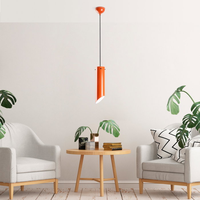 Opviq Lámpara de araña Naranja con altura ajustable Opviq Lámpara de araña Naranja con altura ajustable